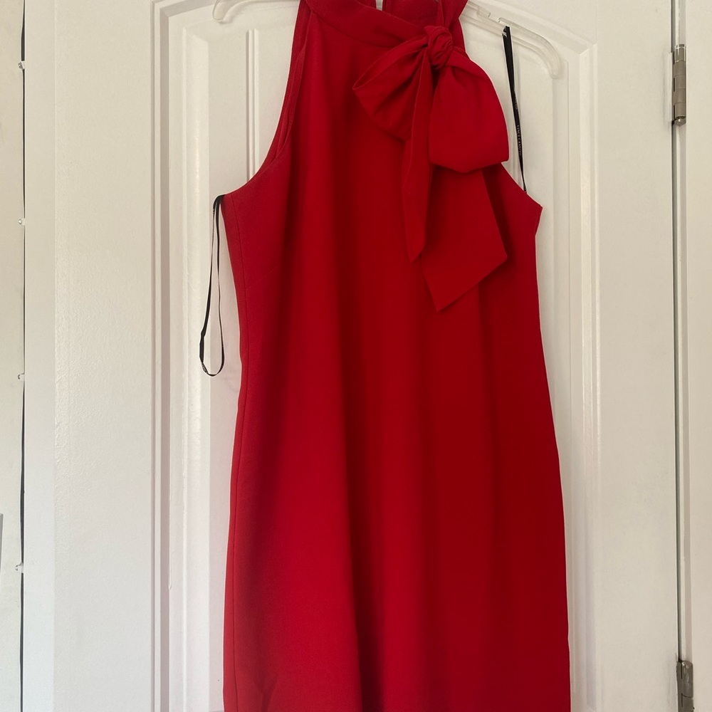 Red Vince Camuto dress